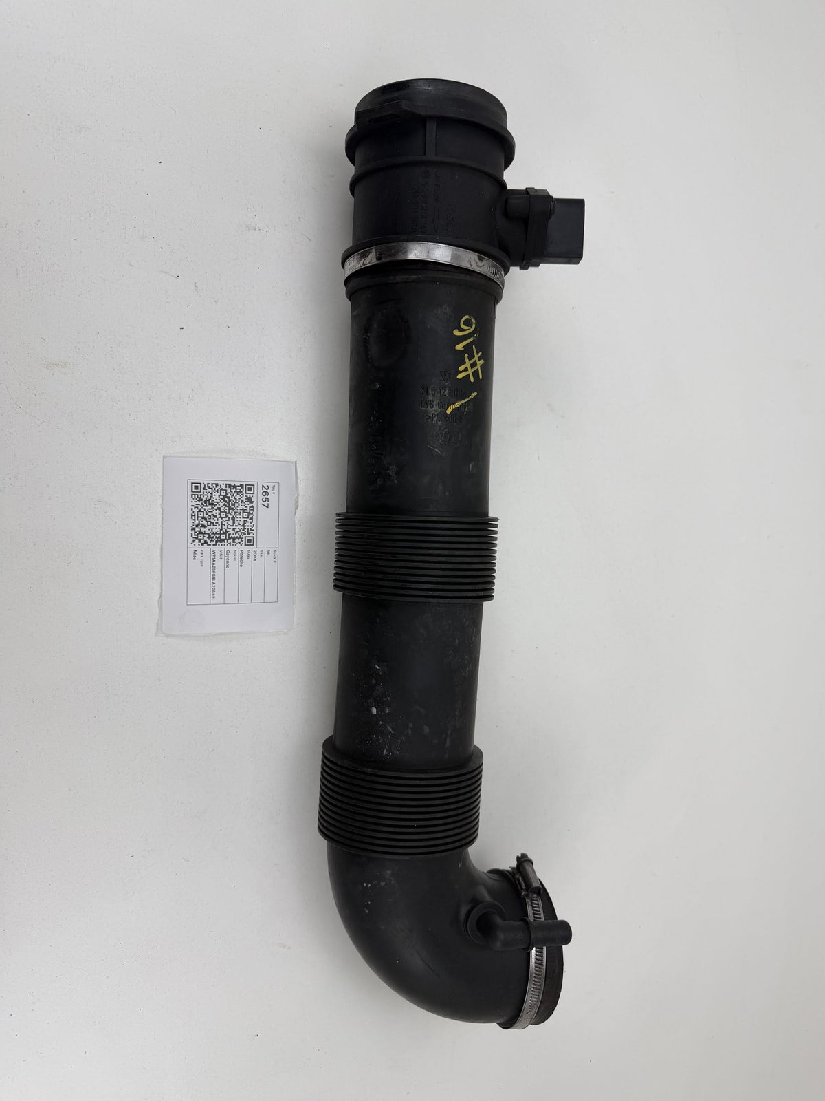 2003-2006 Porsche Cayenne Air Intake Duct Hose Tube Pipe 7L5128684A OEM
