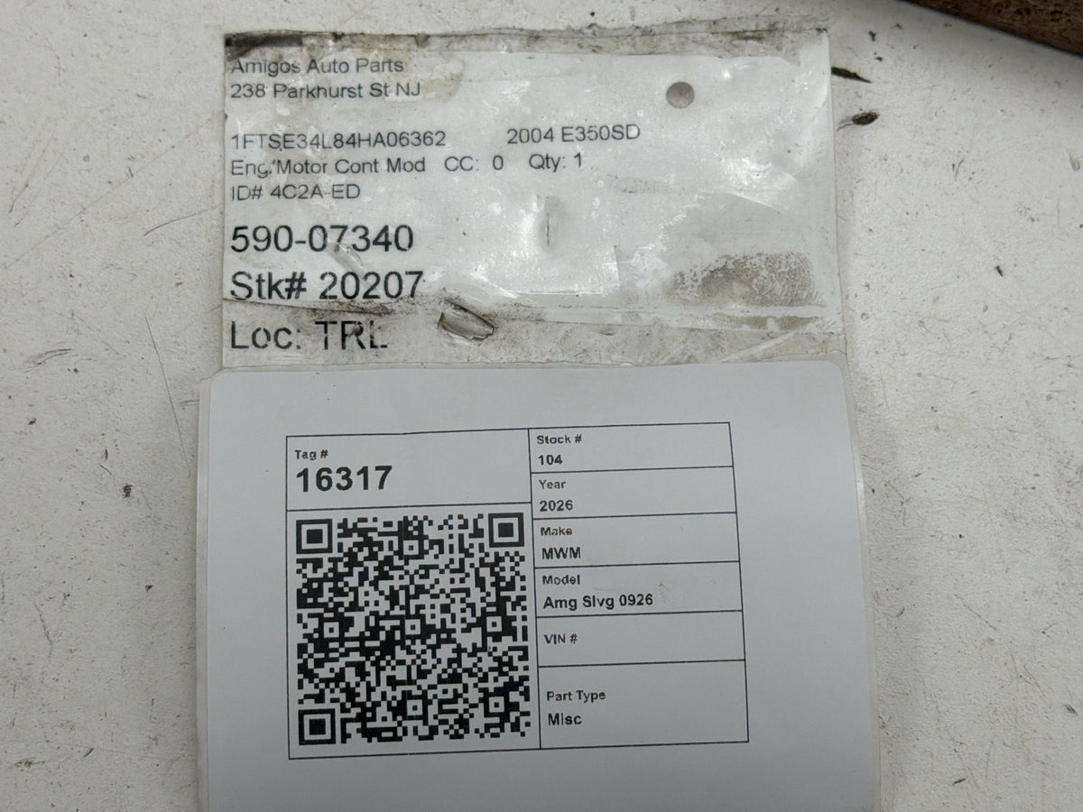 2004 Ford E-Series E150 E250 E350 Engine Control Module ECU 4C2A-12A650-ED OEM