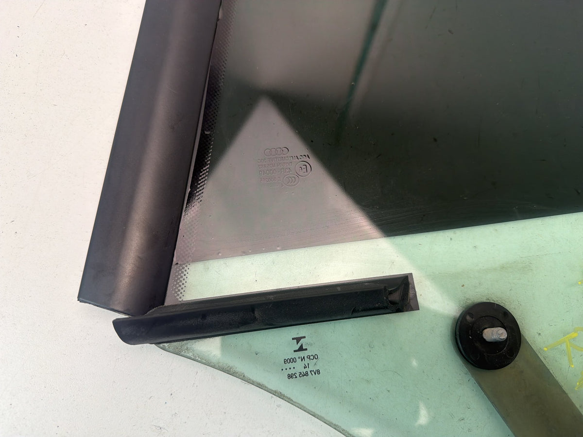 2015-2019 Audi A3 Rear Right Side Quarter Window Glass 8V7845298D OEM