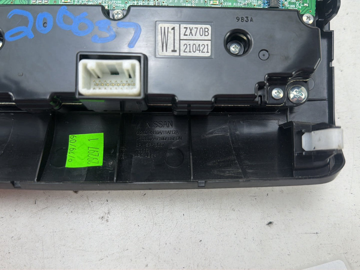 2009-2011 - Nissan Maxima Radio Audio AC Climate Control Panel ZX70B-210421 OEM