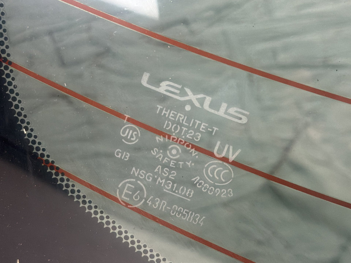 2010-2015 Lexus IS250 Convertible Rear Roof Back Window Glass 43R-005834 OEM