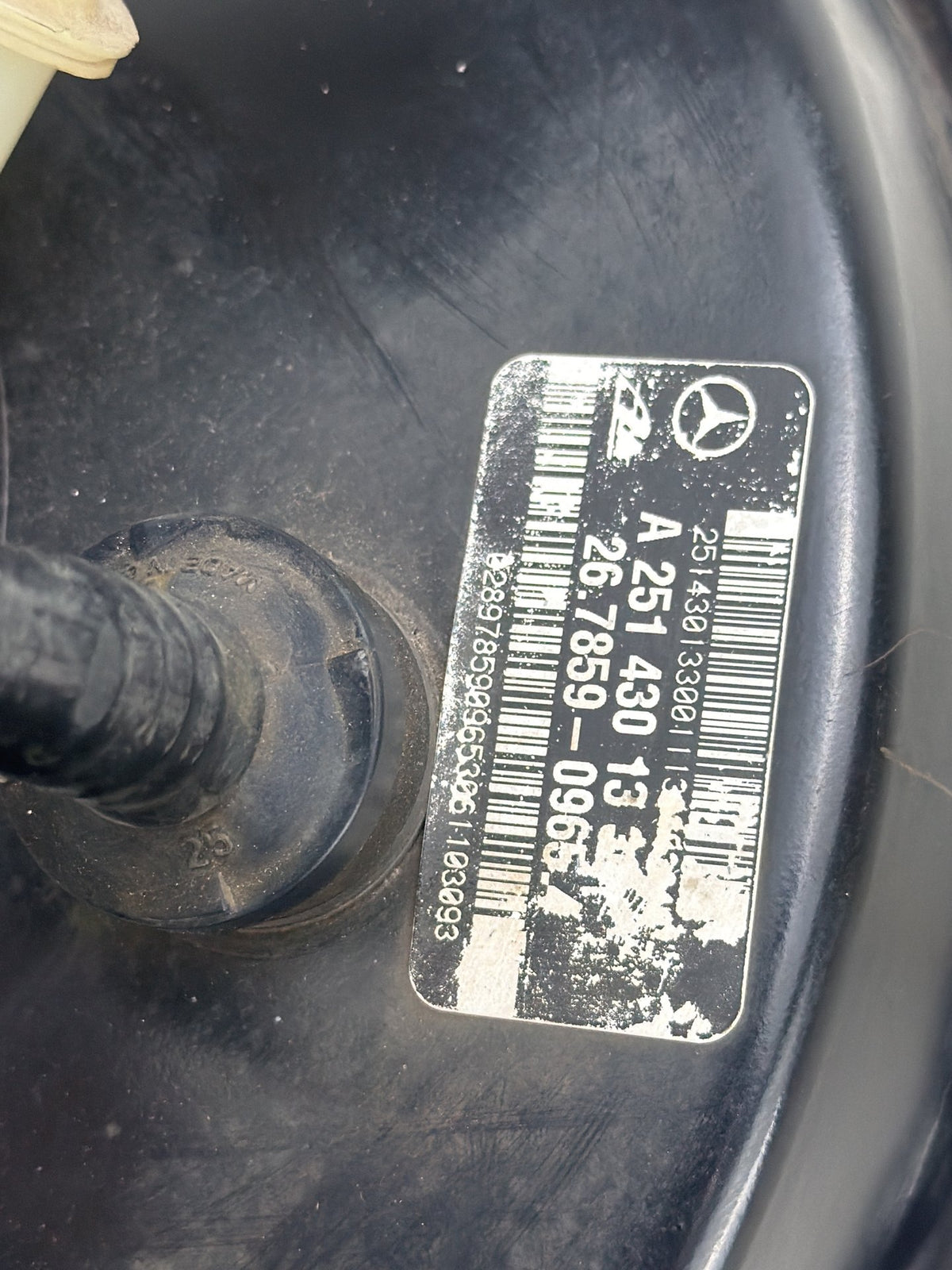 2006-2013 Mercedes-Benz R350 Power Brake Booster Master Cylinder Reservoir OEM