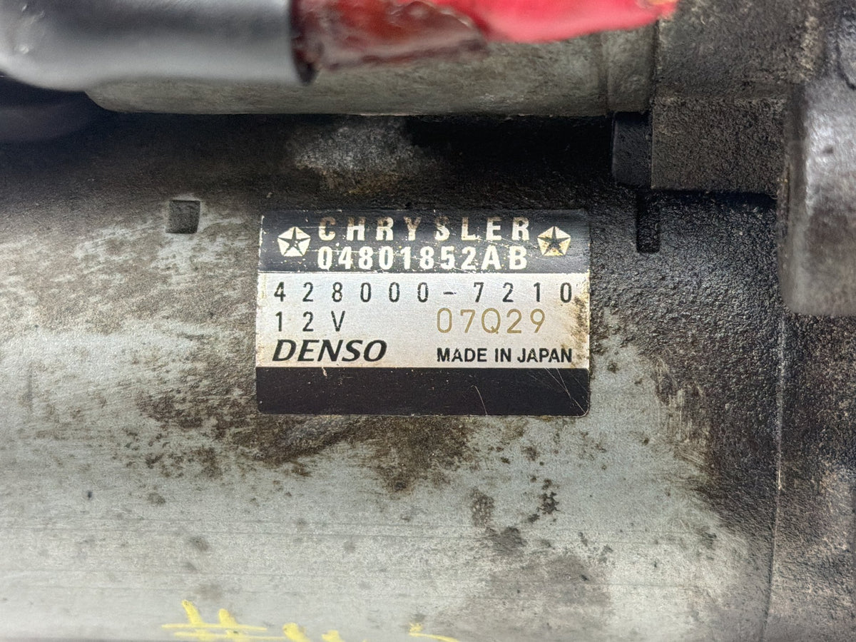 2013-2015 Jeep Grand Cherokee 3.6L Starter Motor 04801852AB OEM