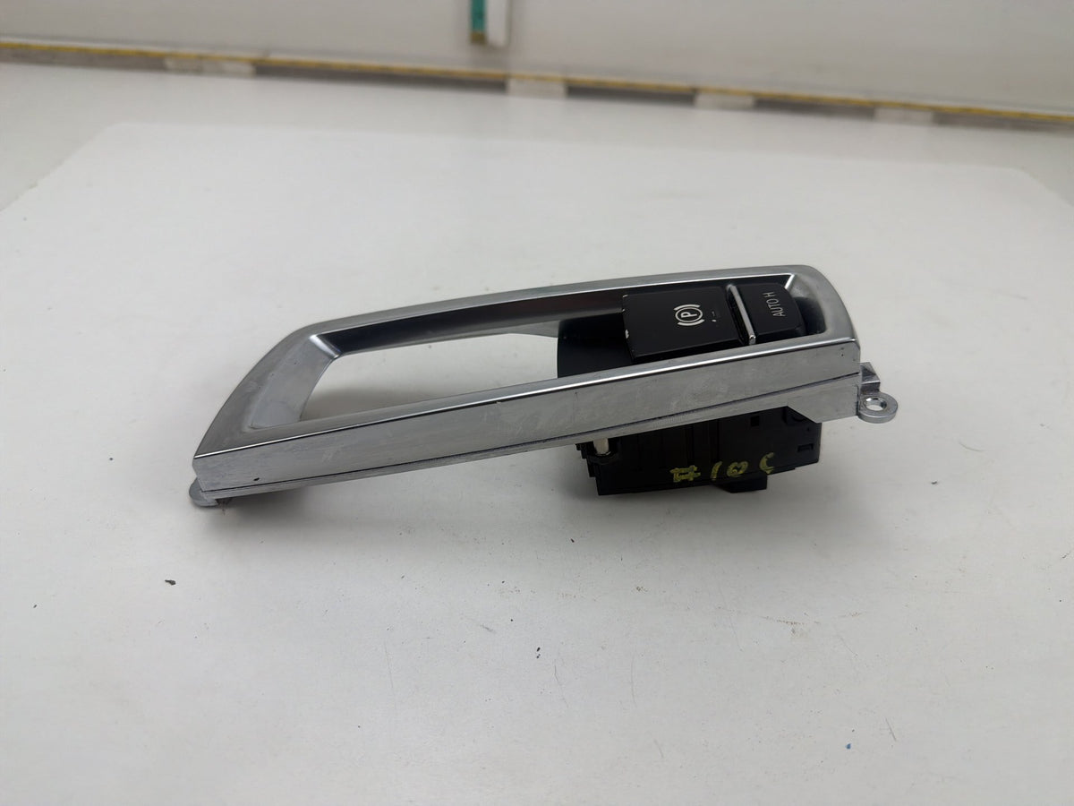 2011-2016 BMW 550i xDrive Central Console Parking Brake Switch With Trim OEM