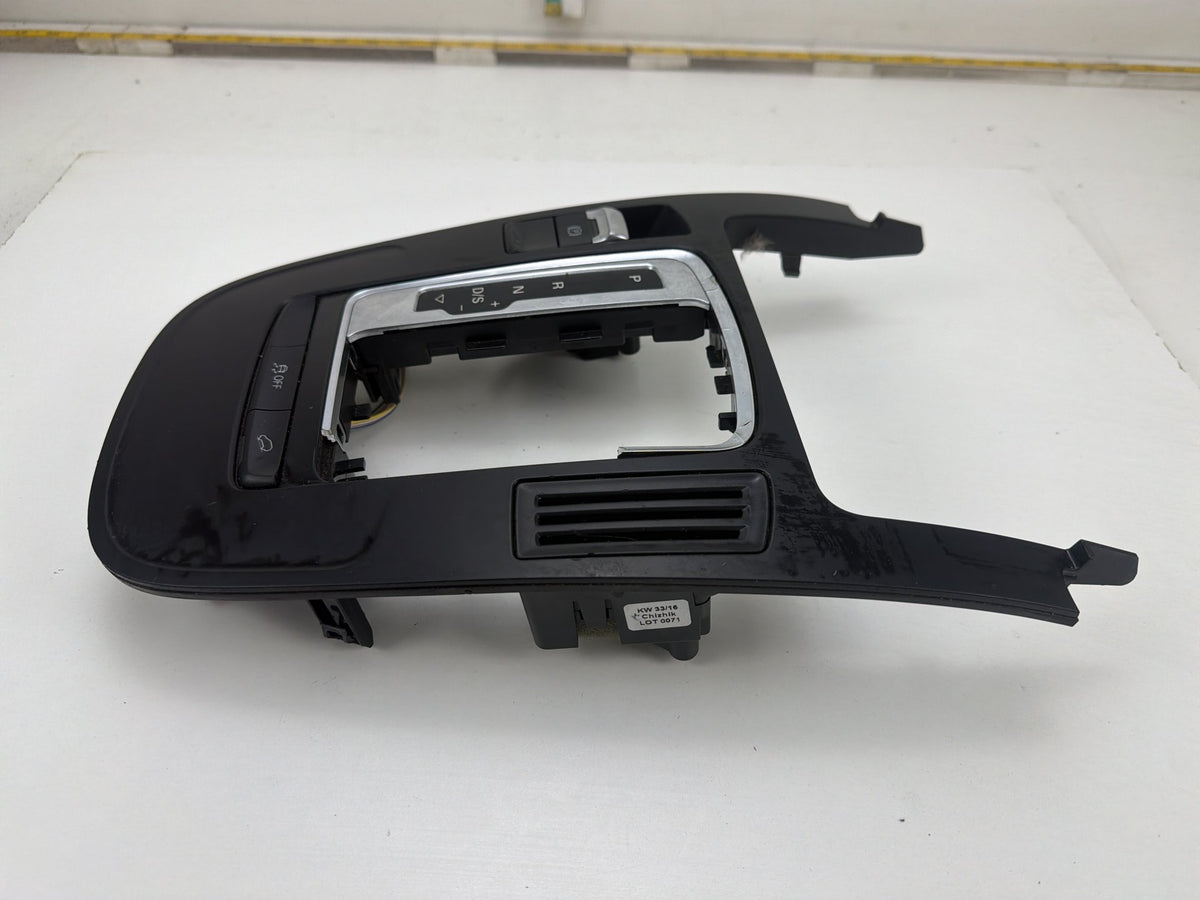 2013-2017 Audi Q5 Center Console Gear Shifter Bezel Trim Surround OEM
