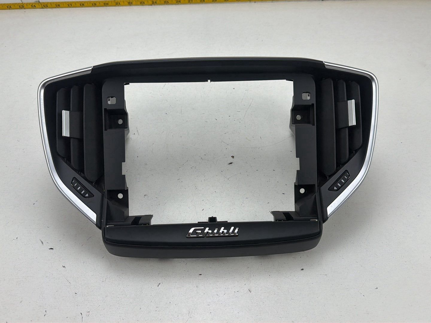 2014-2017 Maserati Ghibli Dash Radio Display Screen Bezel Trim Cover W/Vents OEM