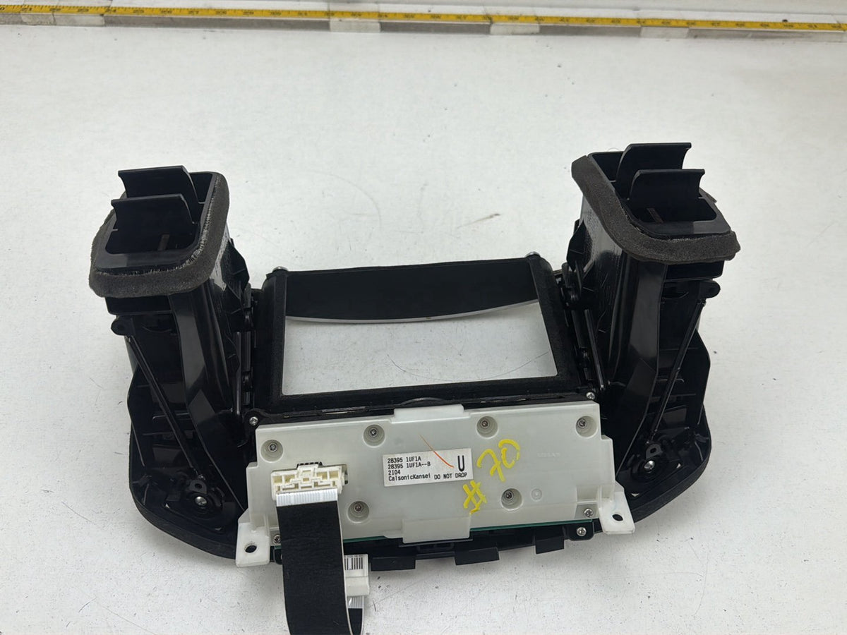 2008-2013 Infiniti G37 Navigation Control Panel w/ Air Vents 28395-1UF1A OEM