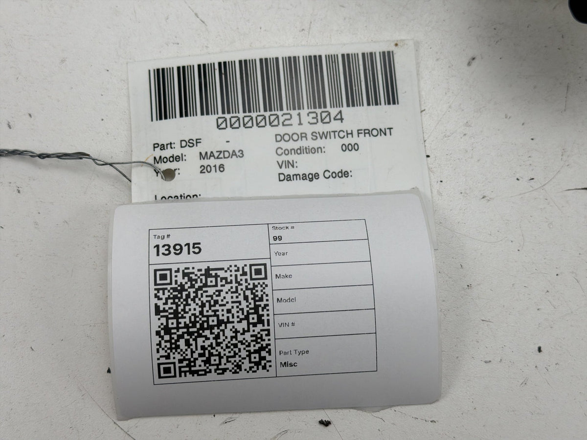 2014-2016 Mazda 3 Front Left Door Master Power Window Switch BHN166350 OEM
