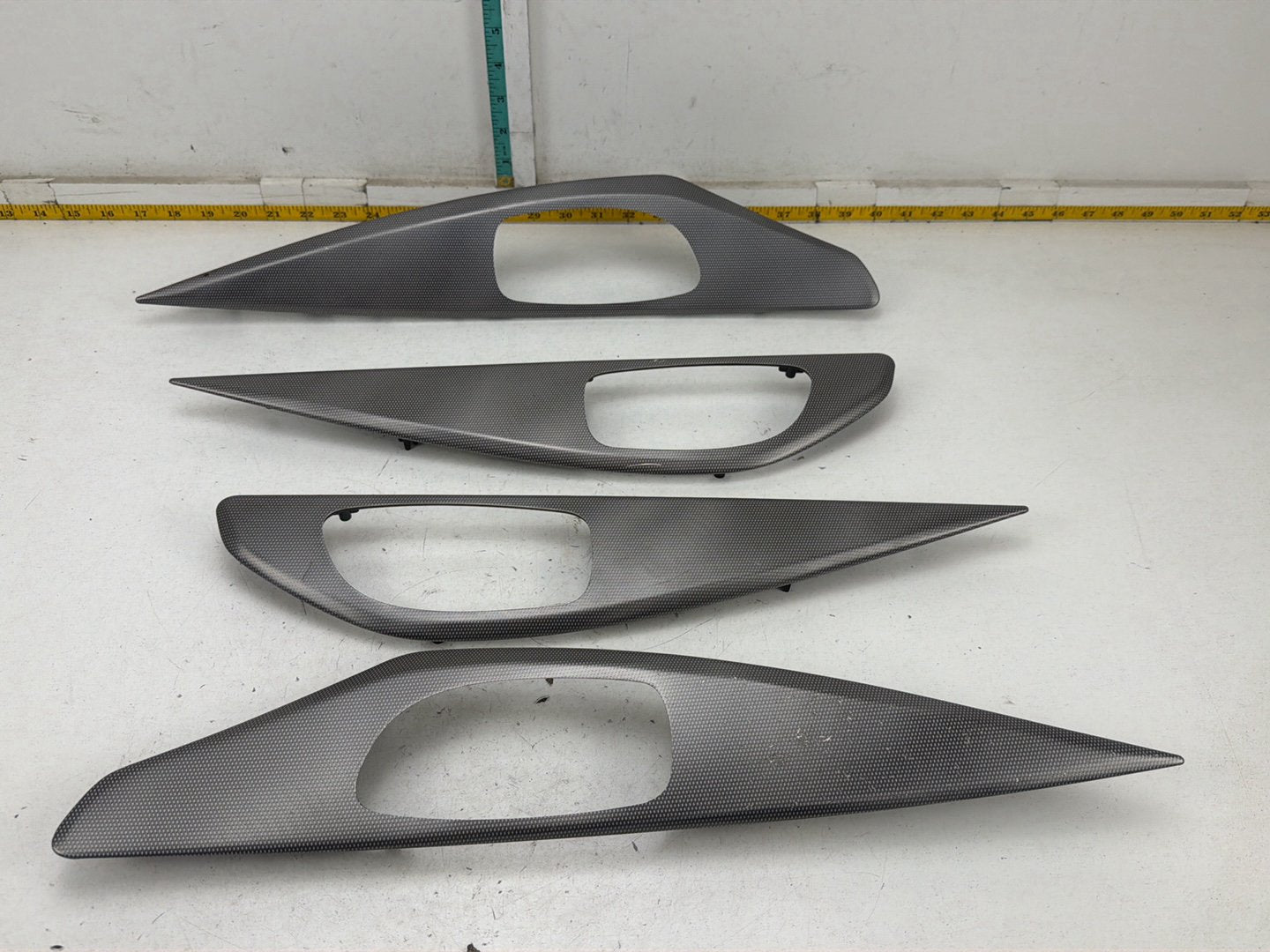 2014-2020 Infiniti Q50 V37 Interior Door Handle Trim Cover Bezel Panel 4 Pcs OEM