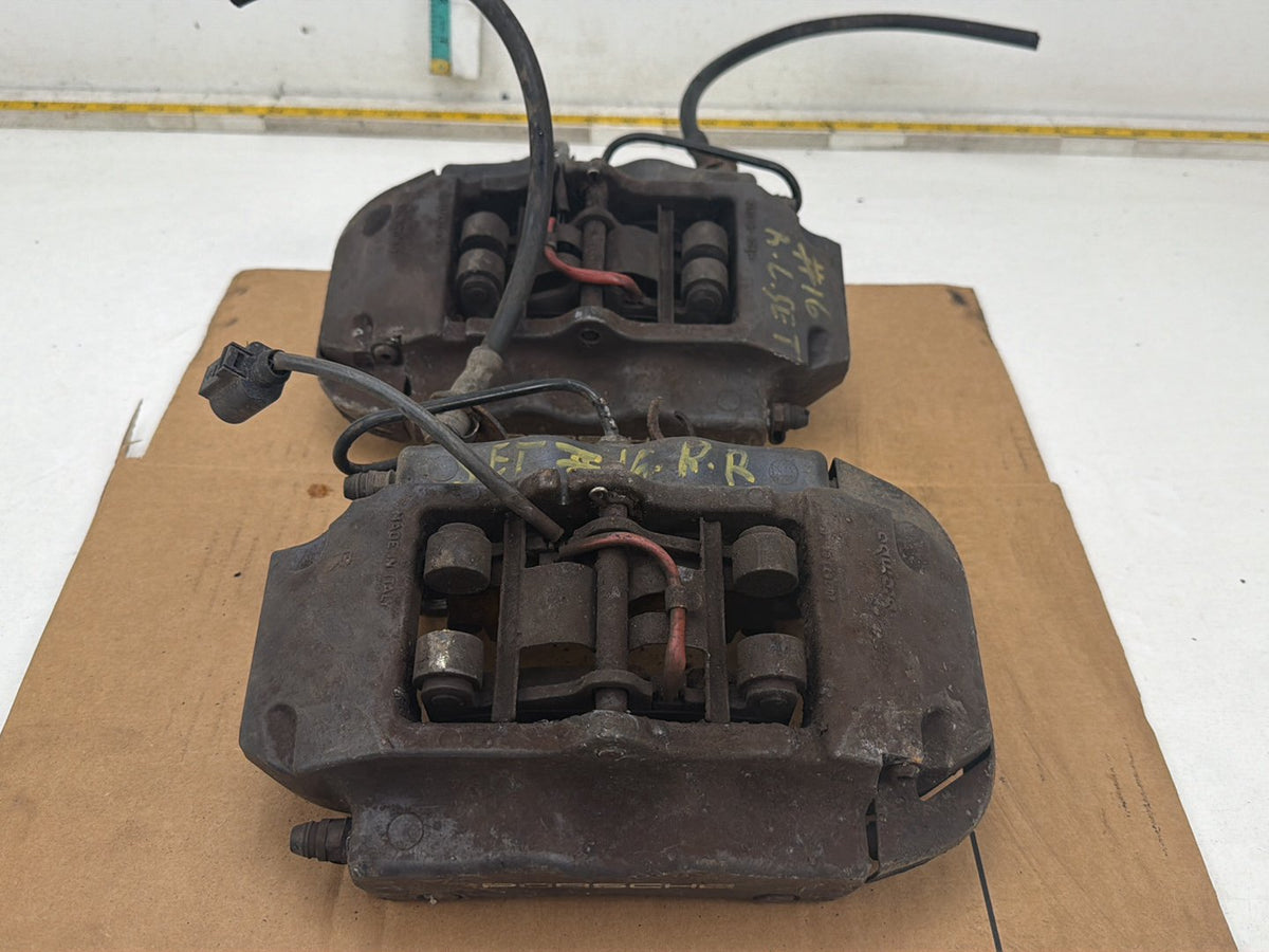 2004-2010 Porsche Cayenne 9PA-Rear Left & Right Brake Caliper Set 207673034A OEM