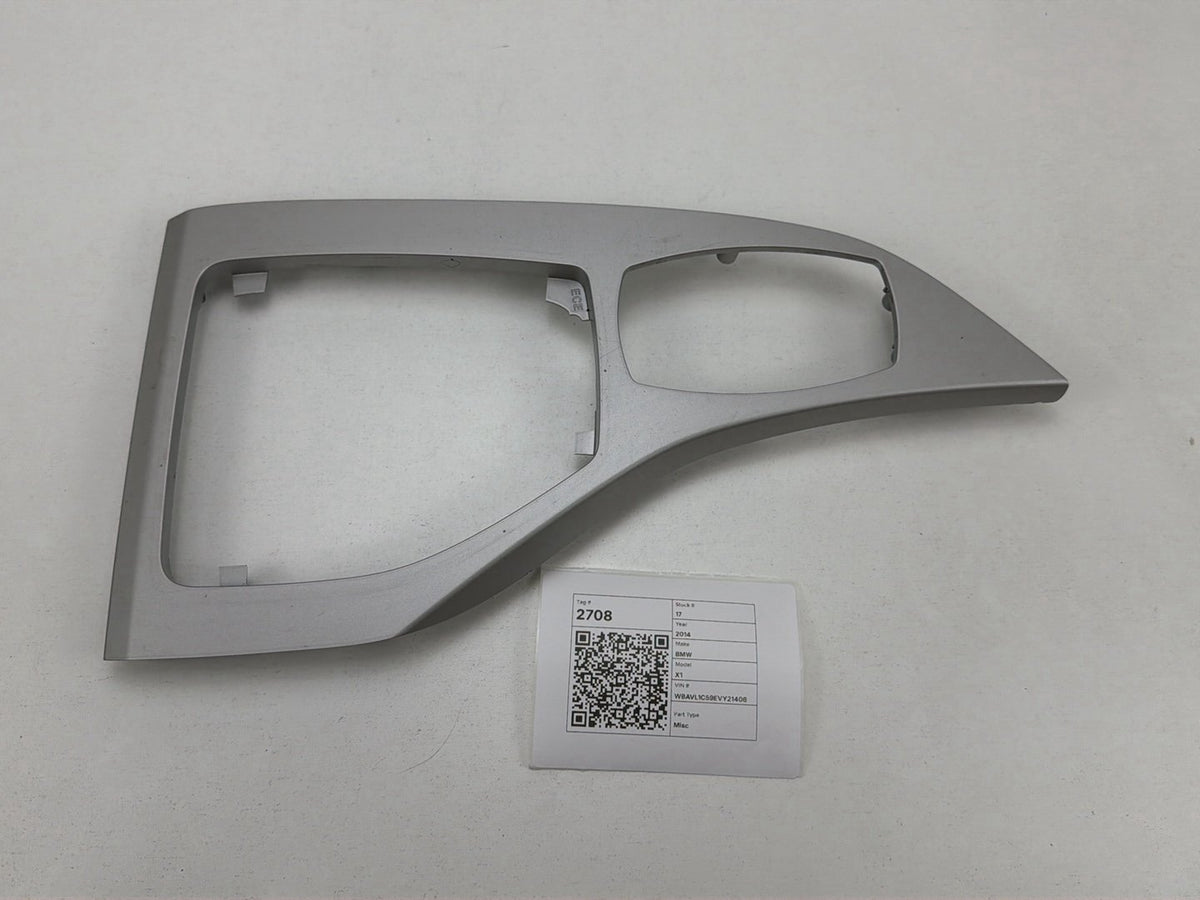 2013-2014 BMW X1 E84 Center Console Shifter Trim Cover Bezel 9252846 OEM