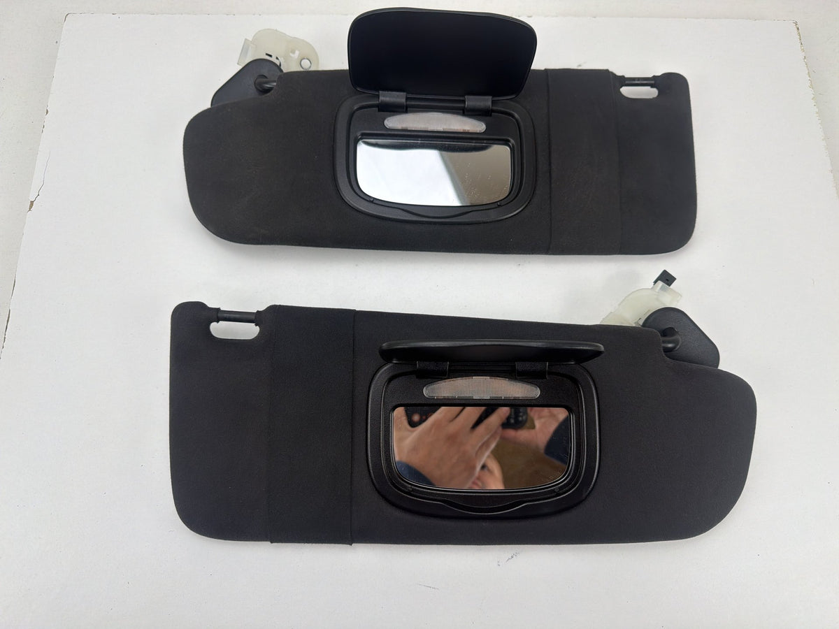 2014-2021 Maserati Quattroporte Front Left Right Sun Visors Set Black OEM