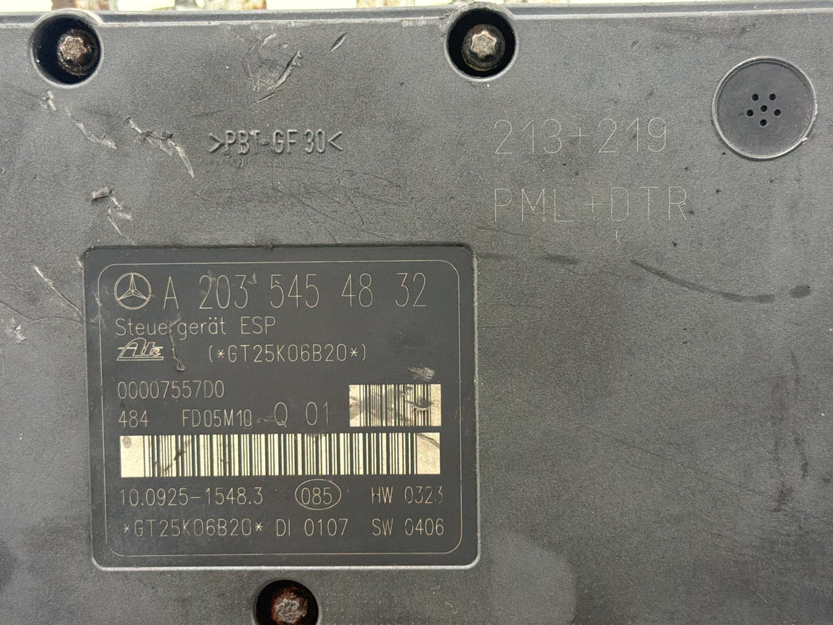 2006-2007 Mercedes-Benz C280 Anti-Lock Brake ABS Pump Modulator Assembly OEM