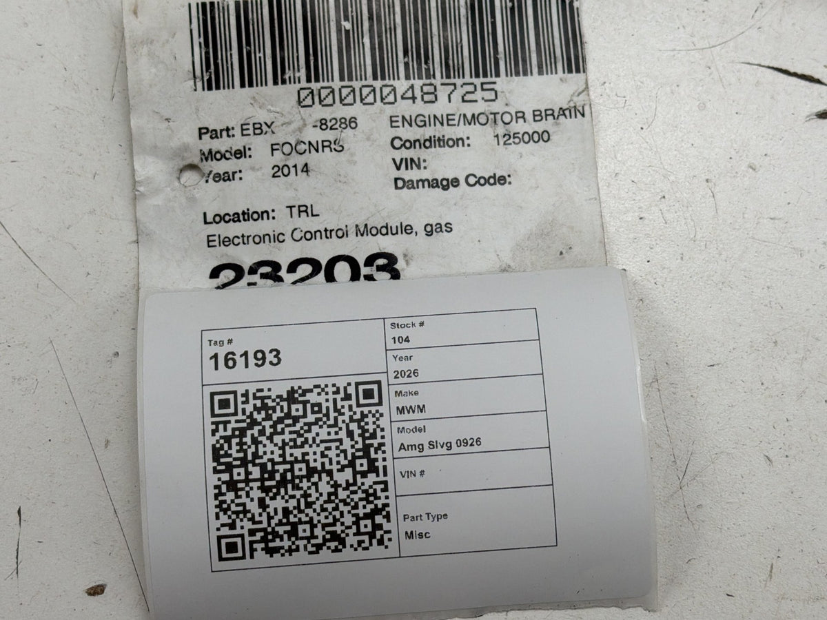 2014 Ford Focus 2.0L Engine Computer Control Module Unit ECU EM5A-12A650-LB OEM