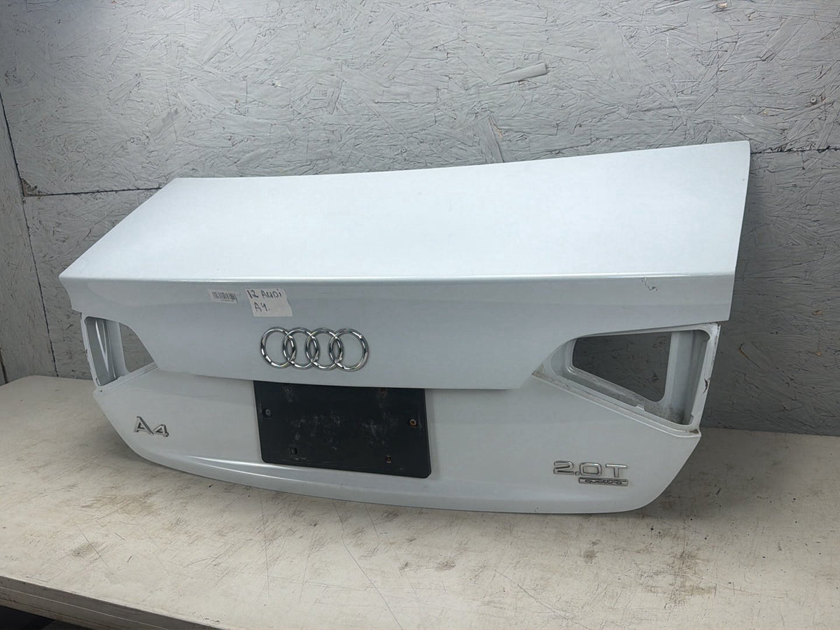 2009-2012 Audi A4 Rear Trunk Lid Decklid Tailgate Shell OEM