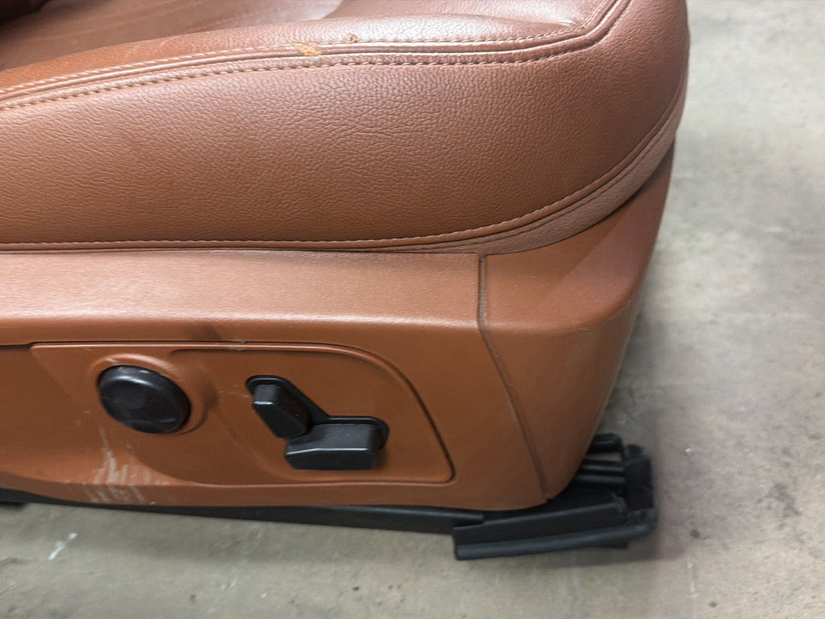 2014-2020 Maserati Ghibli Front & Rear Convertible Seat Set Merino Orange OEM