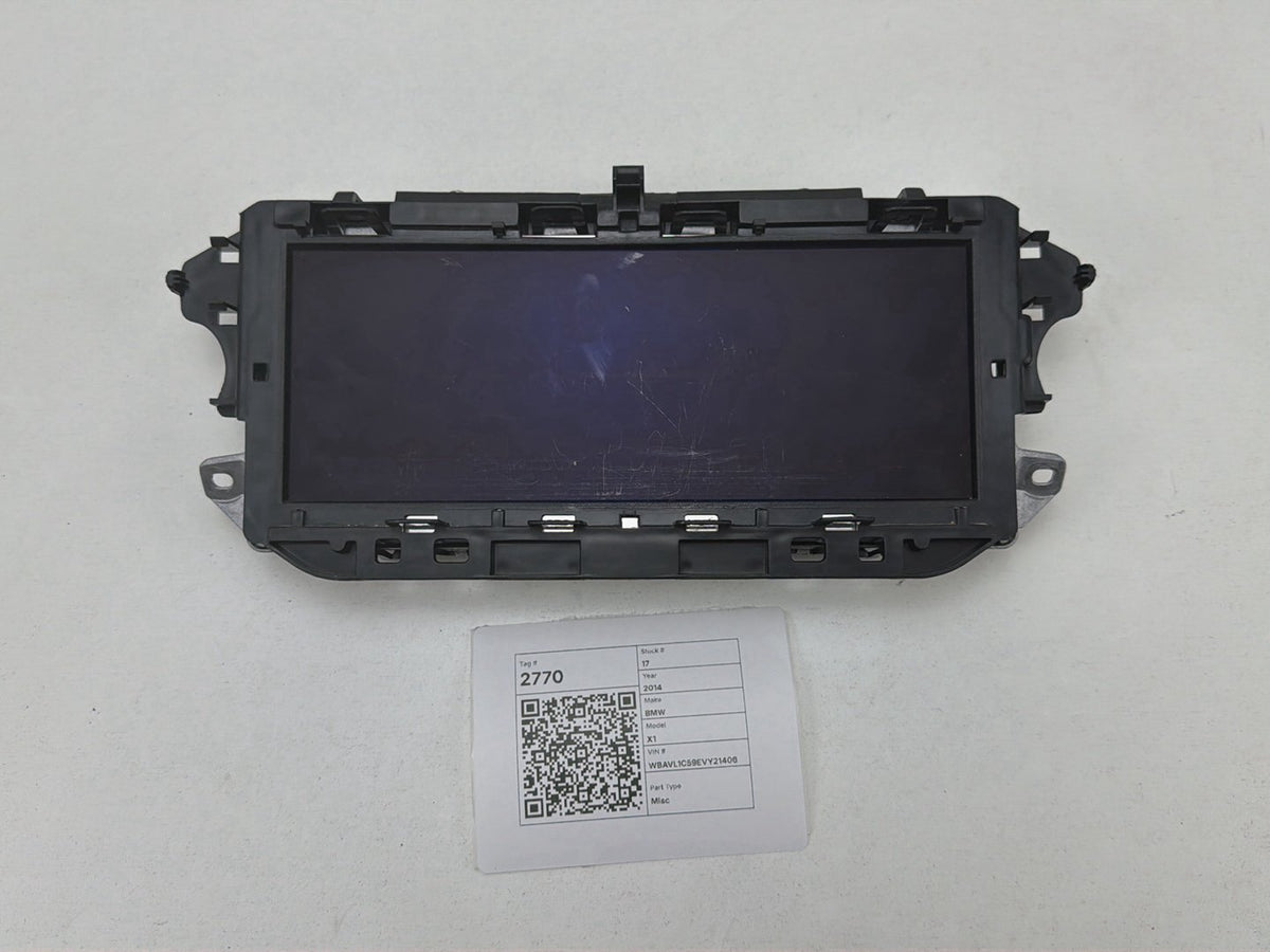 2014-2015 BMW X1 E84 SUV Navigation Information Display 2448148-01 OEM