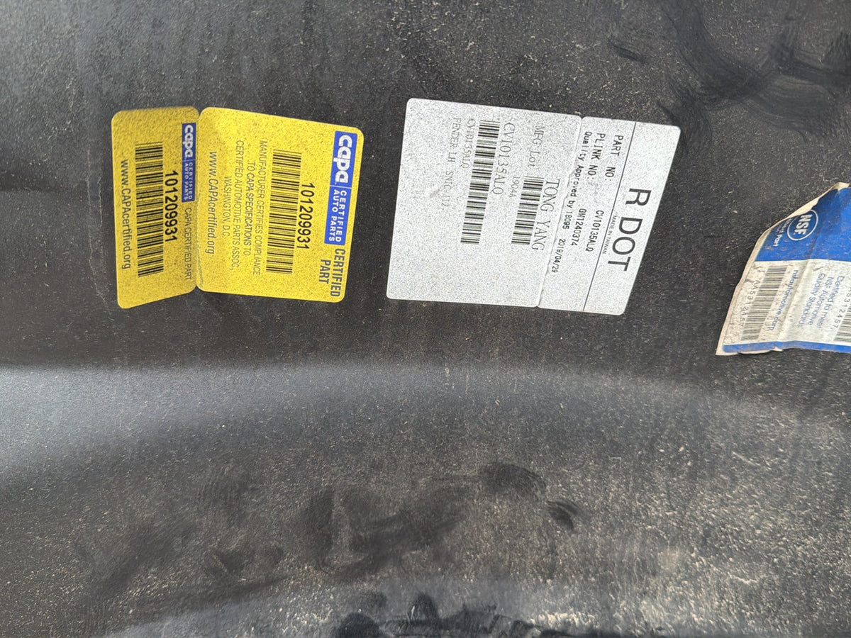 2012-2020 Chevrolet Sonic RS Left Front Fender OEM