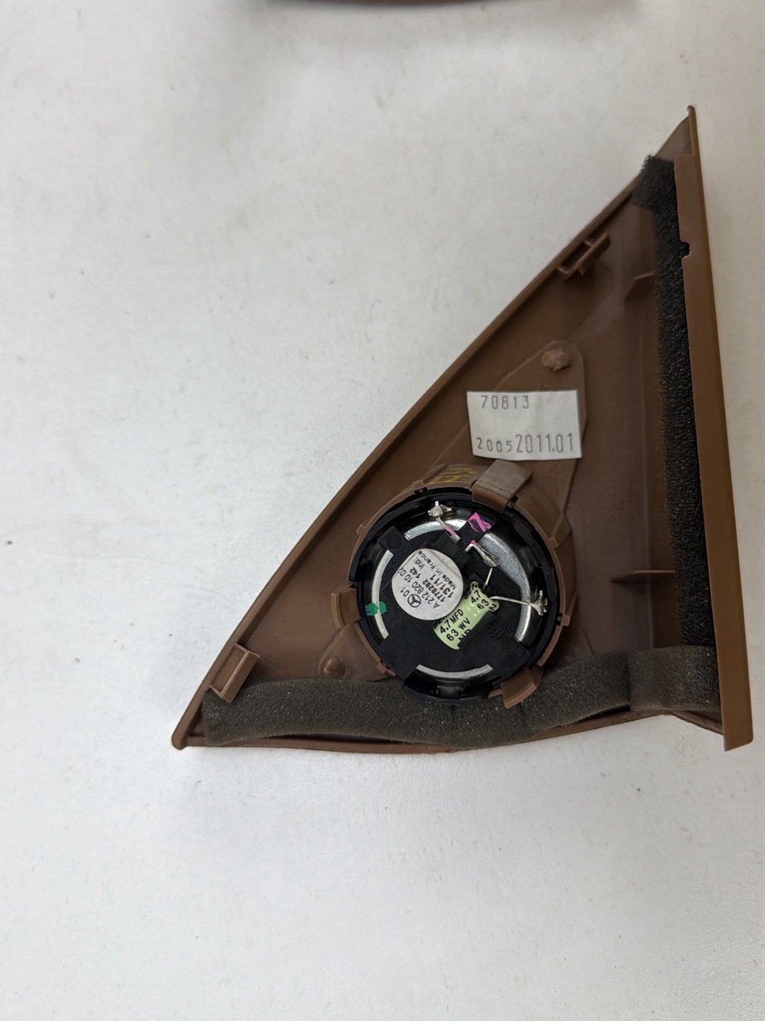 2007-2013 Mercedes-Benz S-Class Front Door Tweeter Speaker Cover Set of 2 OEM