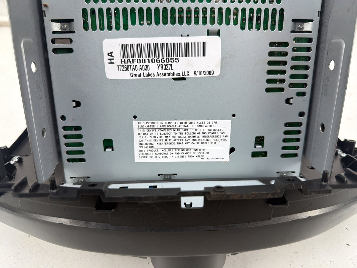 2008-2011 Honda Accord Dash AM FM MP3 Single CD Receiver 39100-TA0-A01 OEM