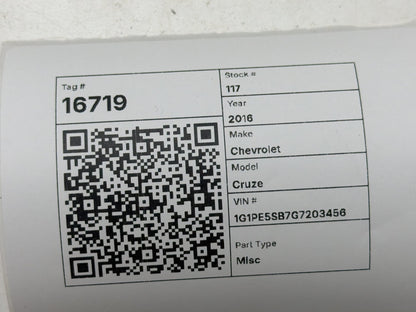 2011-2016 Chevrolet Cruze J300 Telematics Communication Control Module OEM