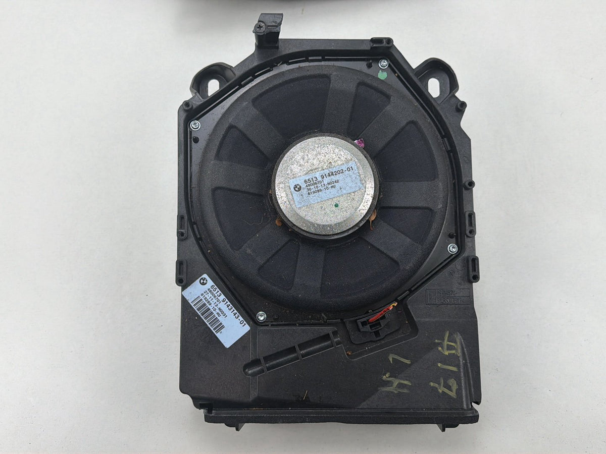 2010-2015 BMW X1 E84 Front Left & Right Side Subwoofer Pair 9144202-01 OEM