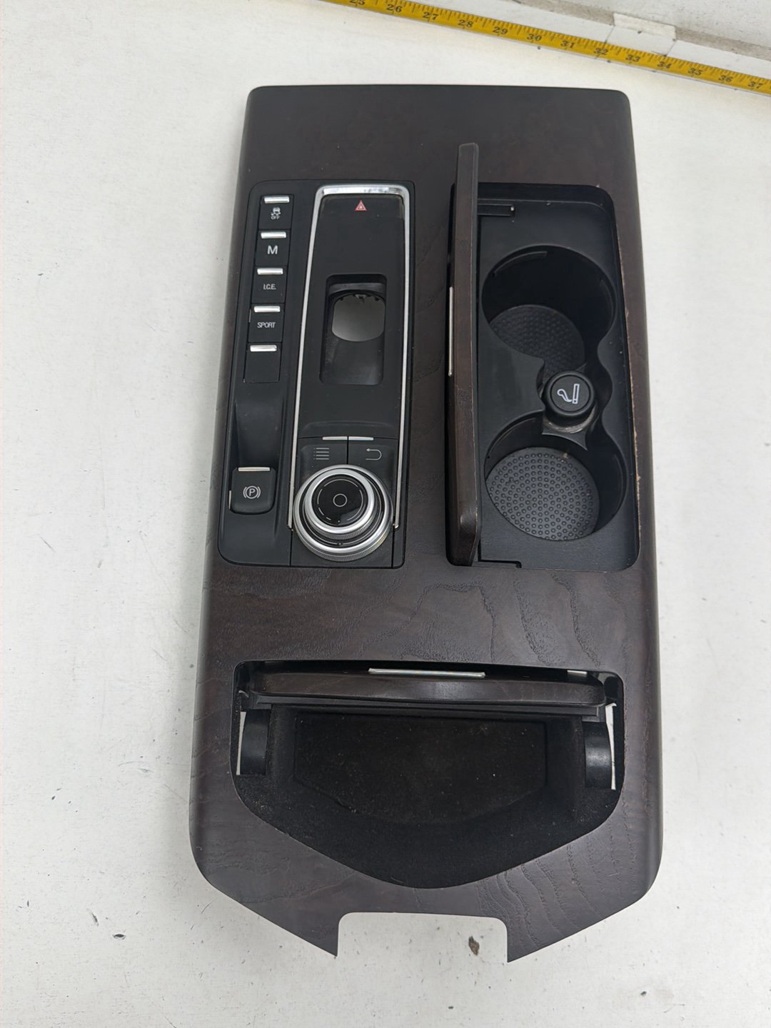 2014-2017 Maserati Ghibli Front Center Console Cup Holder w/ Switches OEM
