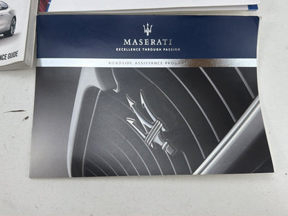 2014-2017 Maserati Ghibli Owners Manual Guide Book OEM