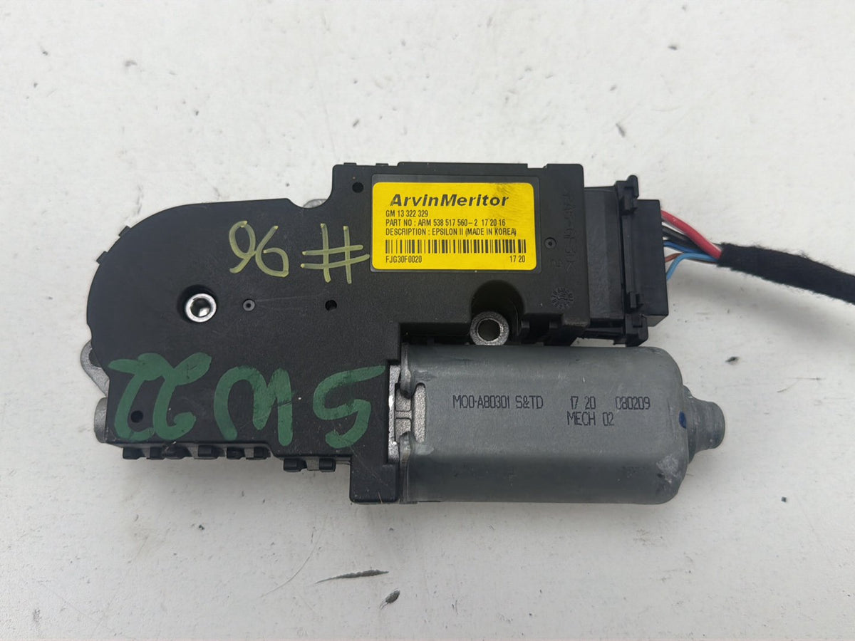 2010-2013 Buick LaCrosse Sun Roof Motor 13322329 OEM