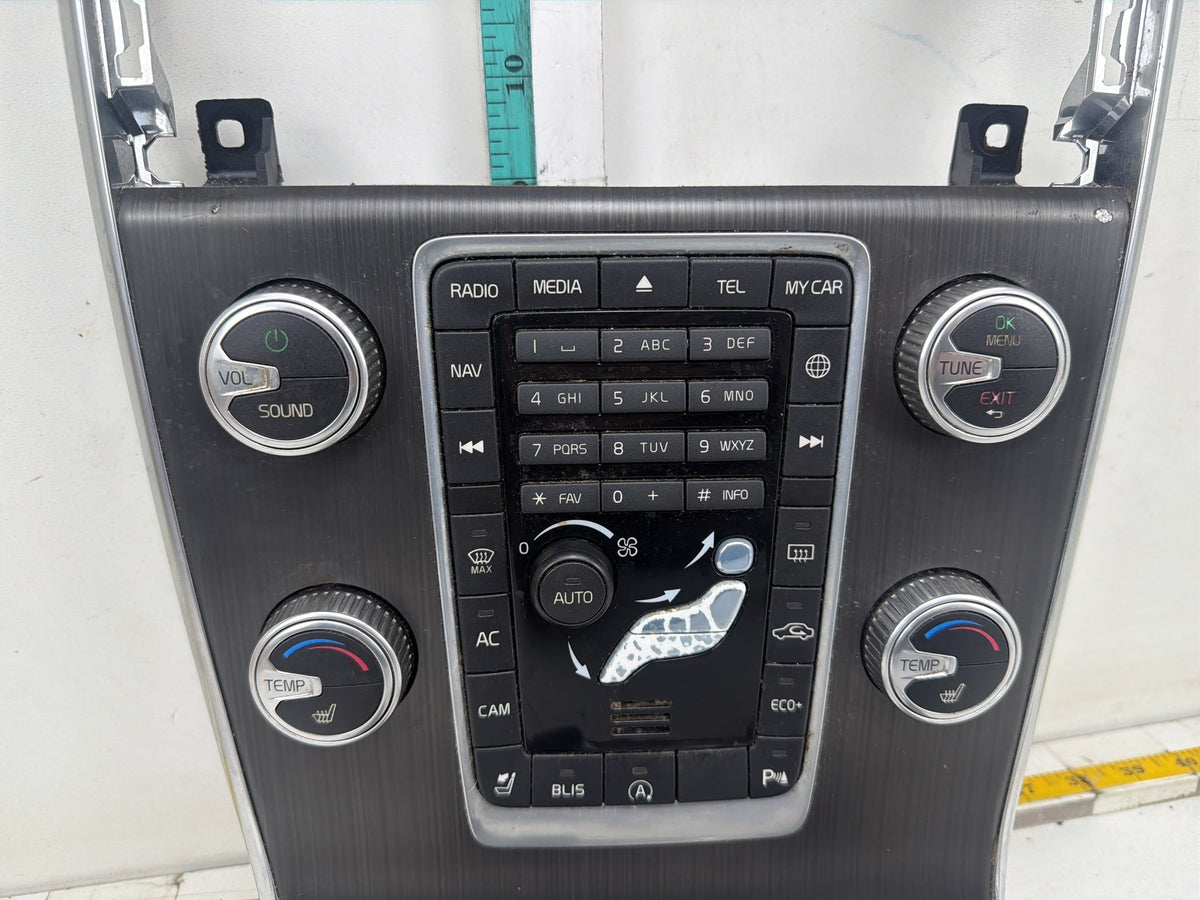 2011-2018 Volvo S60 Dash Climate Control & Audio Radio Control Panel 8632427 OEM