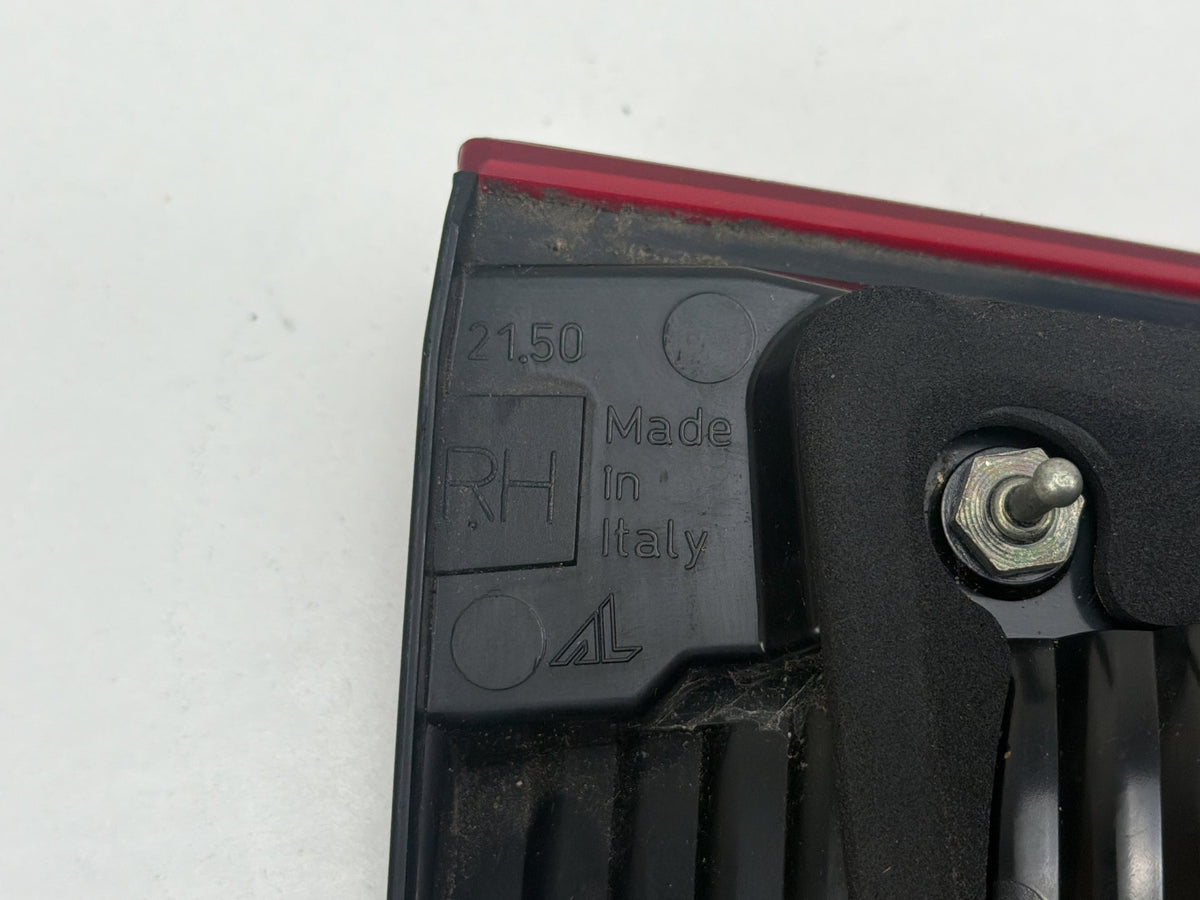 2011-2018 Volvo S60 Rear Right Passenger Side Inner Trunk Lid Tail Light OEM