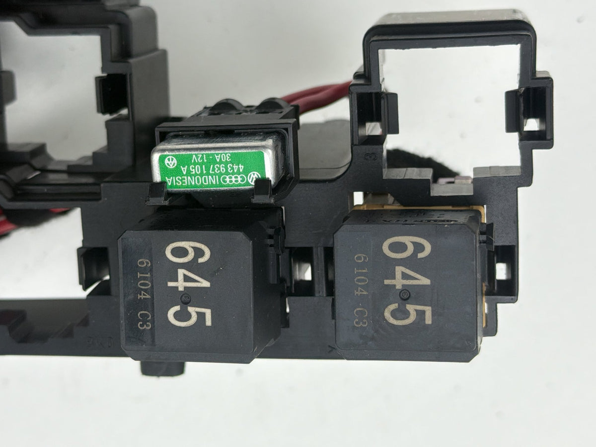 2013-2017 Audi Q5 Rear Right Trunk Cavity Fuse Box Relay Panel Carrier OEM
