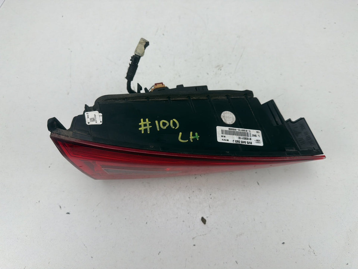 2015-2018 Audi A3 Rear Left Driver Side Inner LED Tail Light 8V5945093J OEM