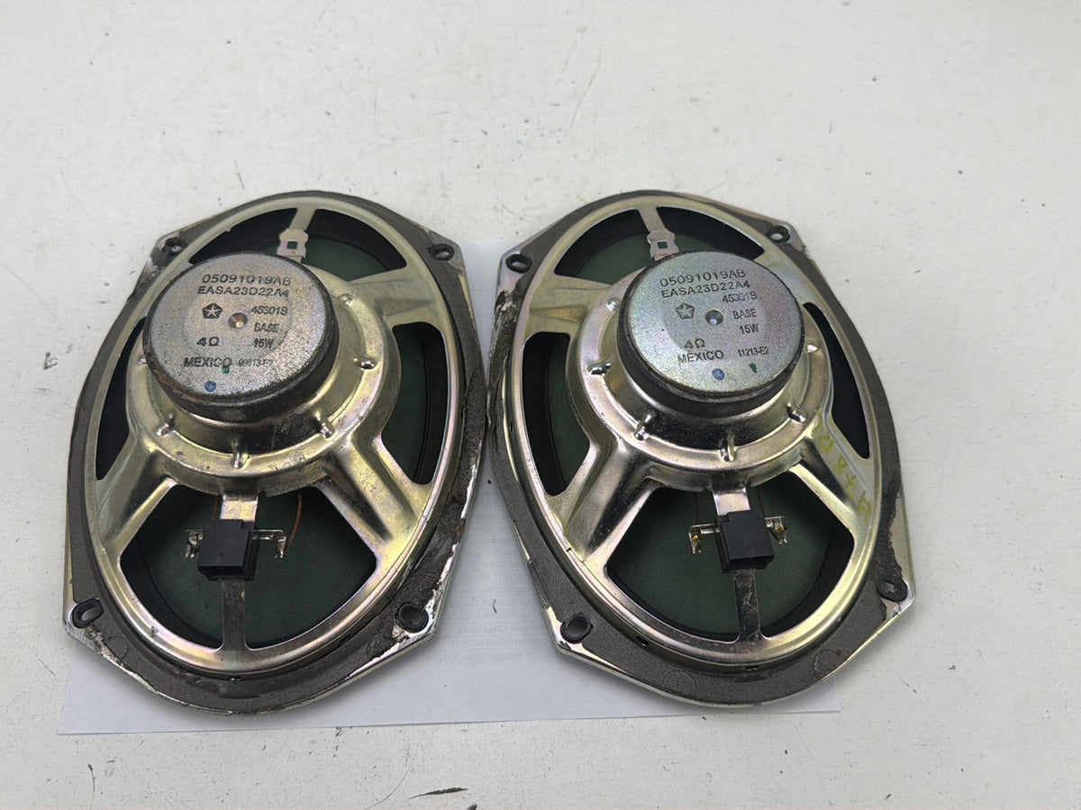 2013-2018 Ram 1500 Door Audio Speakers 6x9 Pair Set 05091019AB OEM