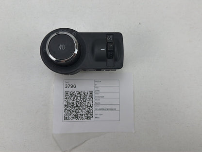 2013-2016 Chevrolet Sonic RS Headlight Fog Light Control Switch Dimmer OEM