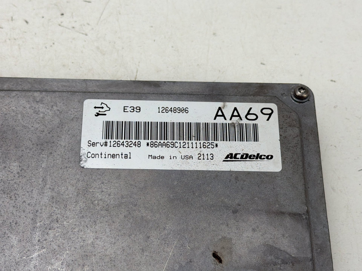 2012-2013 Buick Verano 2.4L GM Engine Computer Control Module 12648906 OEM