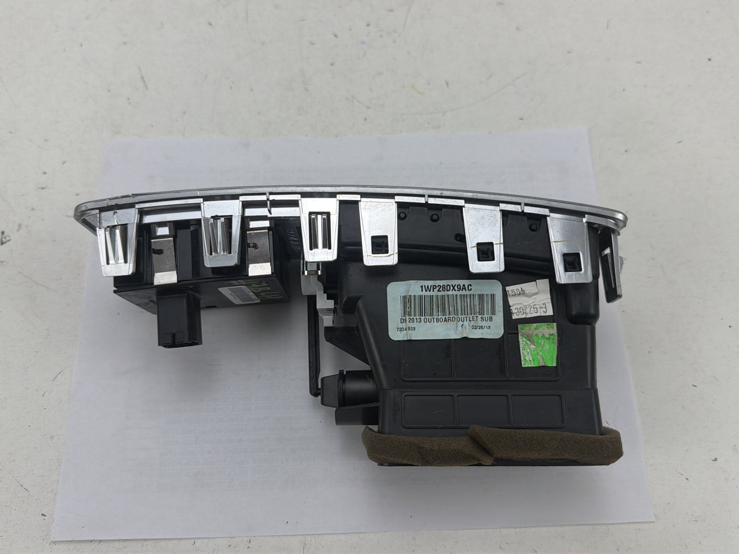 2013-2018 Ram 1500 Left Driver Dash AC Headlight Dimmer Switch 1WP28DX9AC OEM