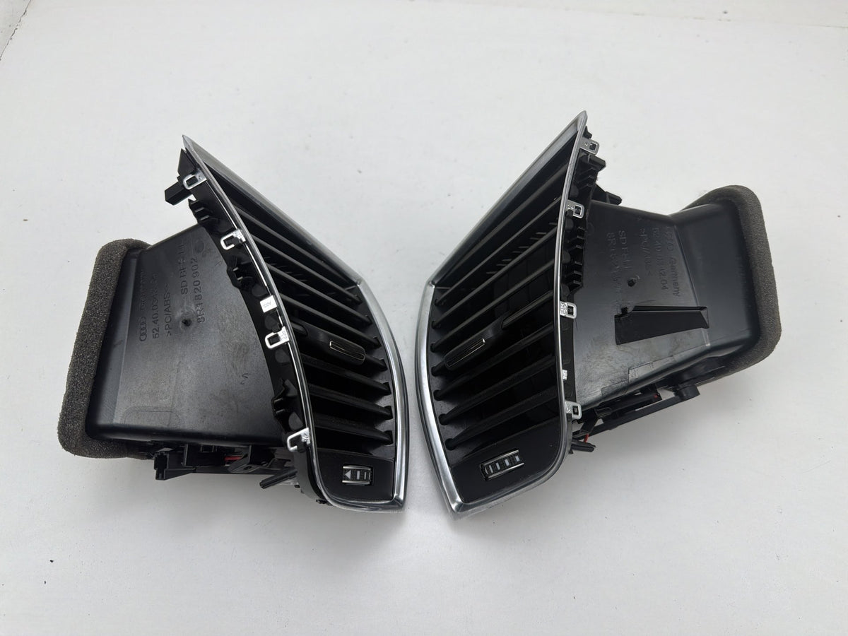 2013-2017 Audi Q5 Front Left & Right Side AC Air Vents Pair 8R1820901 OEM
