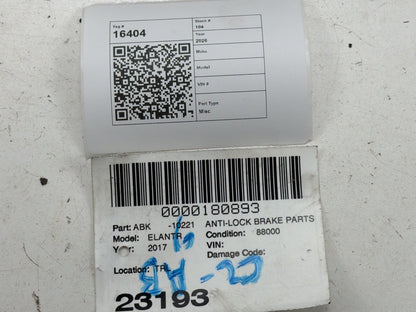 2017-2019 Hyundai Elantra Anti-lock Brake Abs Pump Module 58900-F2500 OEM