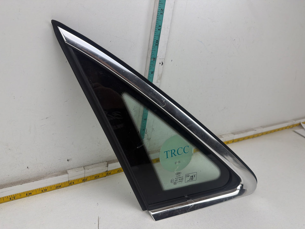 2017-2019 Audi A4 Sedan Rear Left Driver Side Quarter Window Glass OEM