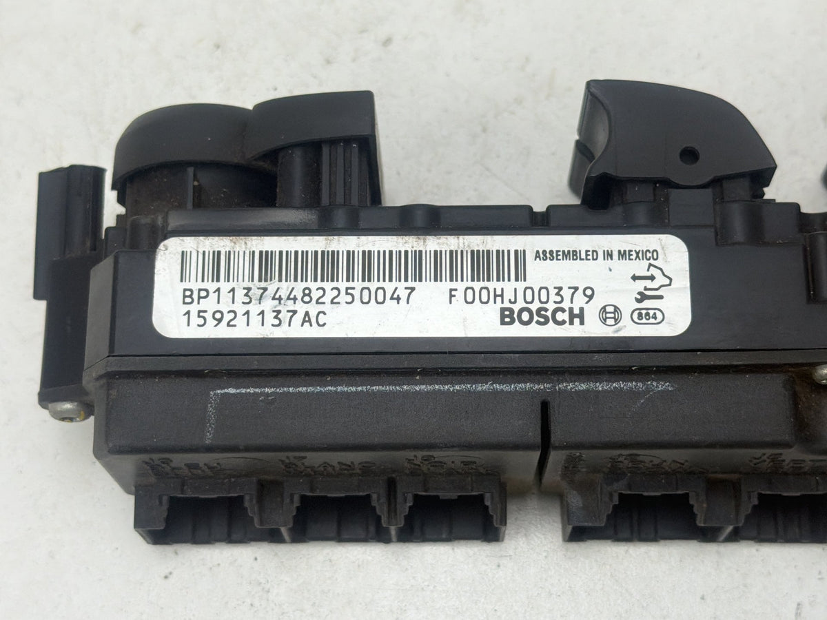 2008-2009 Buick Enclave Driver Left Master Window Lock Switch 15921137AC OEM