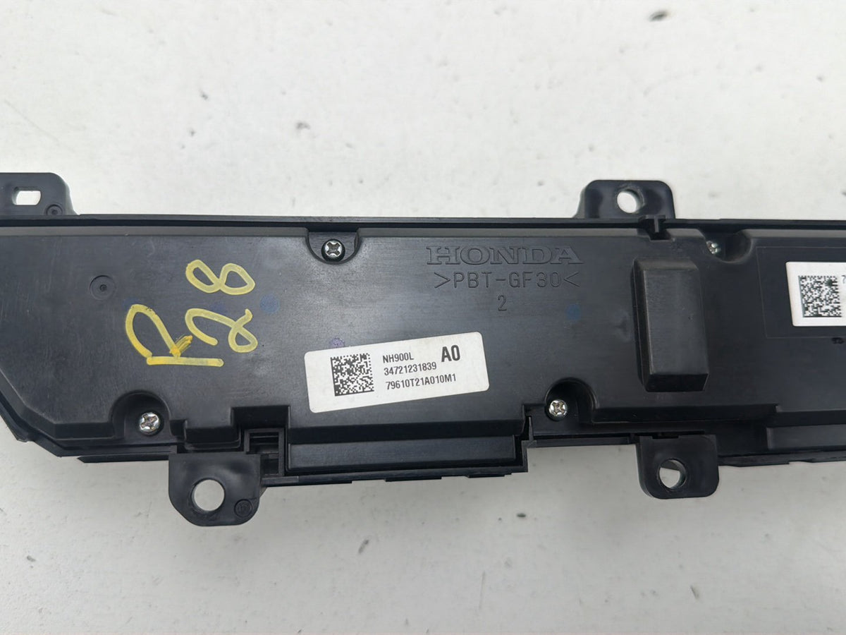 2022-2025 Honda Civic Dash A/C Heater Climate Control Switch Panel Unit OEM