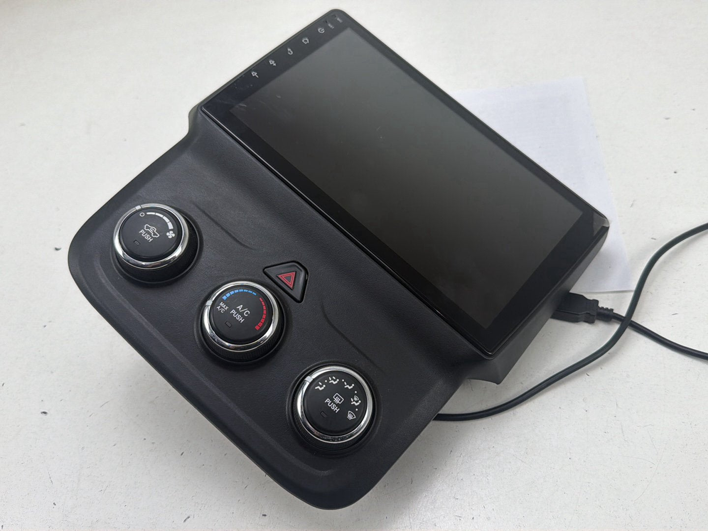 2013-2018 Ram 1500 Dash Bezel Trim With Android Screen Radio Climate Control OEM