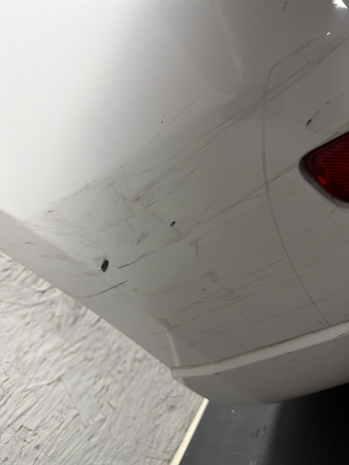 2013-2017 Audi Q5 Rear Upper Bumper Cover Premium White OEM
