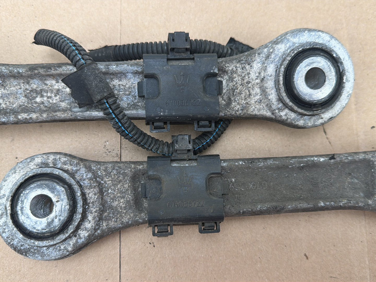 2014-2019 Maserati Ghibli III M157-Rear Left & Right Upper Control Arm Pair OEM