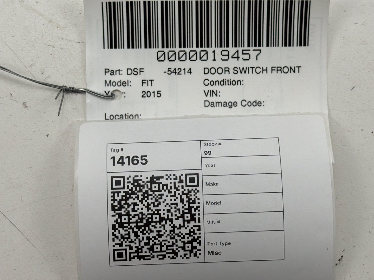 2015-2020 Honda Fit Front Left Driver Side Master Power Window Switch OEM