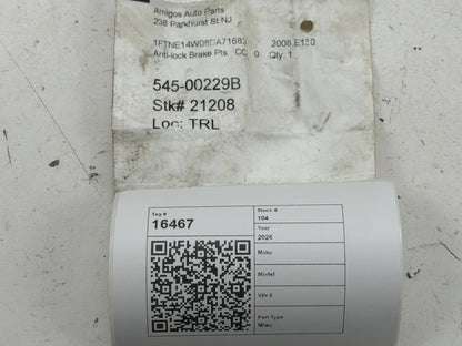 2008-2010 Ford E-150 ABS Anti-Lock Brake Pump Module 8C24-2C346-BG OEM