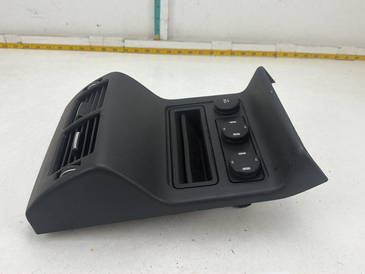 2017-2020 Jaguar F-Pace Rear Center Console Back Trim w/ Air Vent Grille OEM