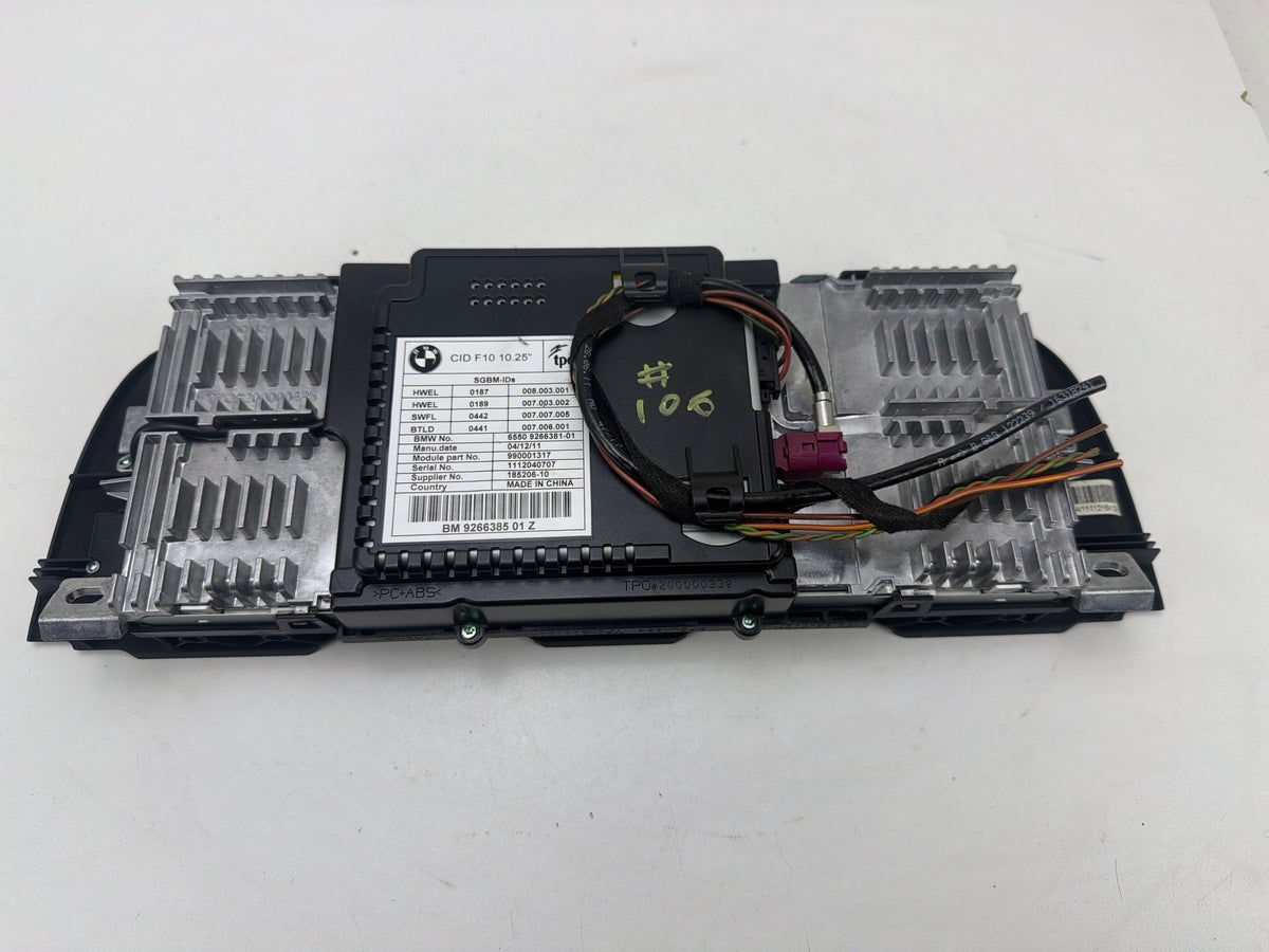 2011-2016 BMW 550i xDrive Information Multimedia iDrive Display Screen OEM