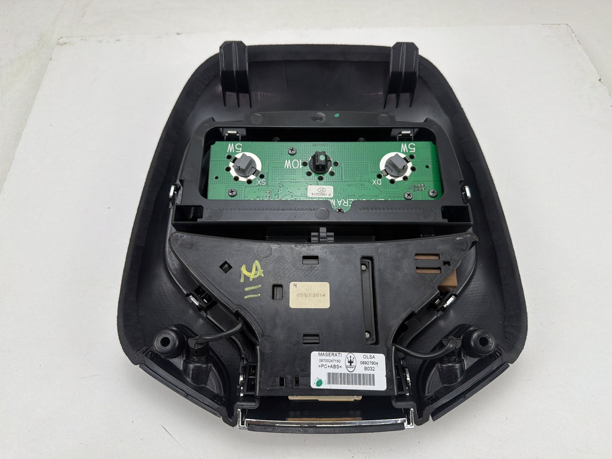 2014-2017 Maserati Ghibli Overhead Console Dome Light Switch 06700247150 OEM